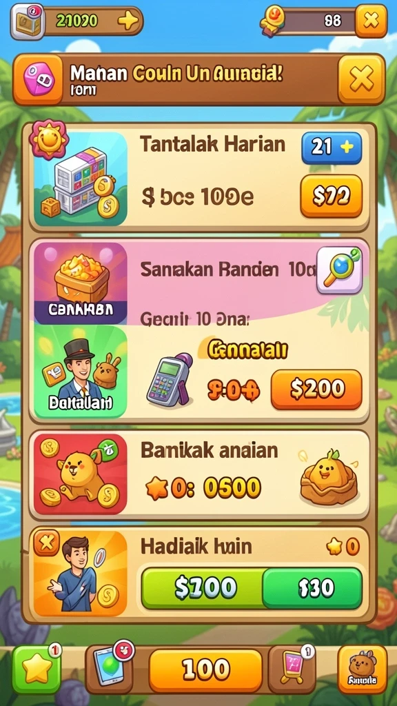 Tampilan antarmuka yang sederhana dan menarik.