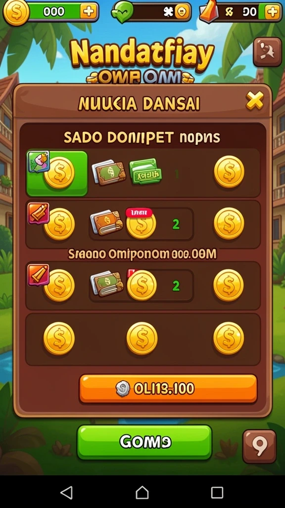 Tampilan mesin slot yang menarik dan memukau.