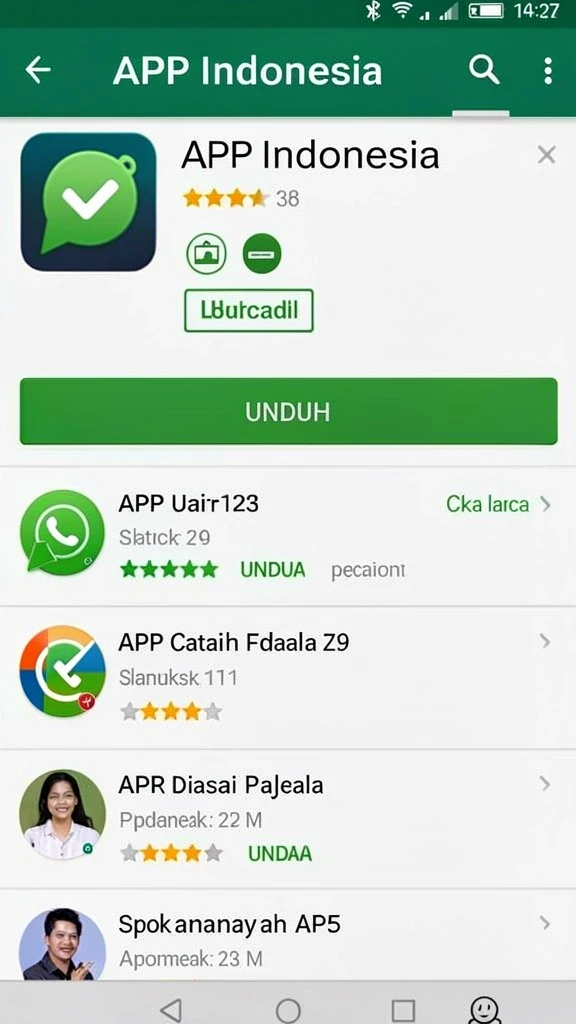 Tampilan antarmuka yang menarik dan user-friendly.
