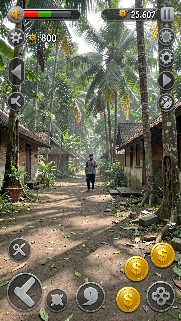 Tampilan karakter yang dapat disesuaikan sesuai keinginan.