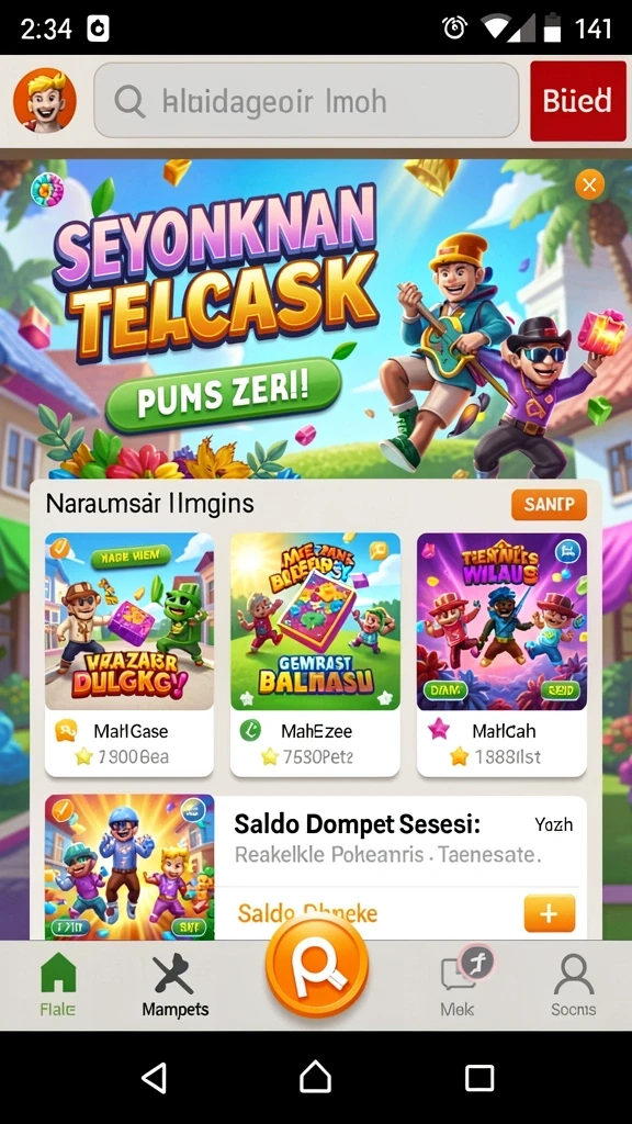 Grafik permainan yang memukau dan menarik.