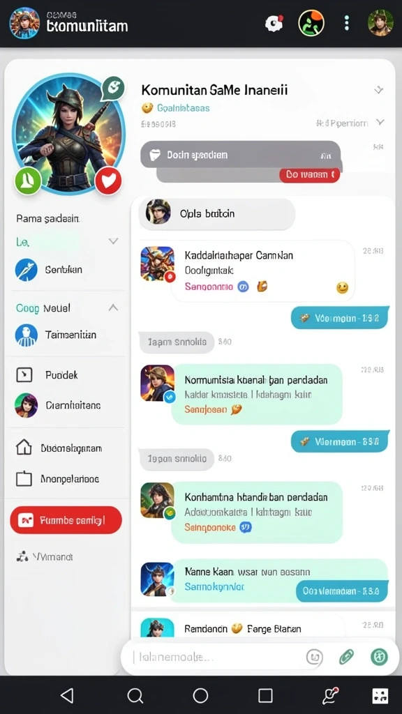 Tampilan antarmuka yang user-friendly dan modern.