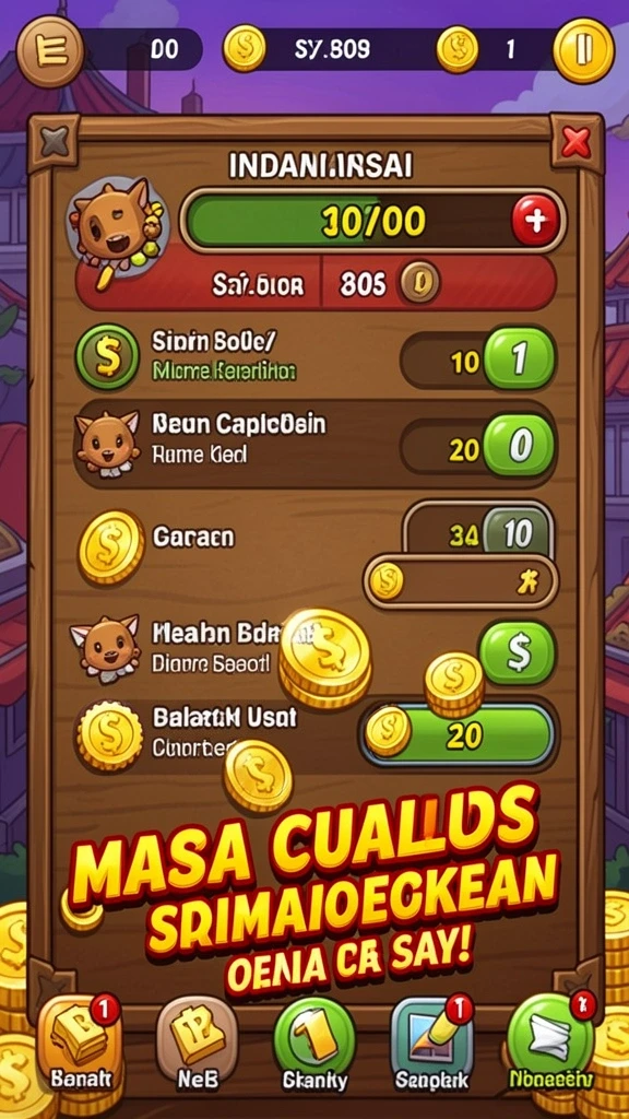 Tampilan awal game dengan grafis yang menawan.