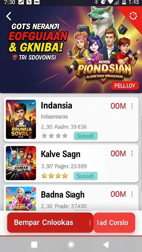 Tampilan antarmuka yang user-friendly dan mudah dipahami.