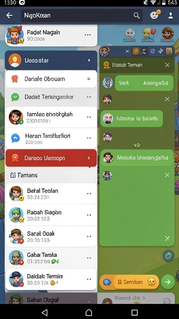 Berbagai jenis permainan untuk semua selera.