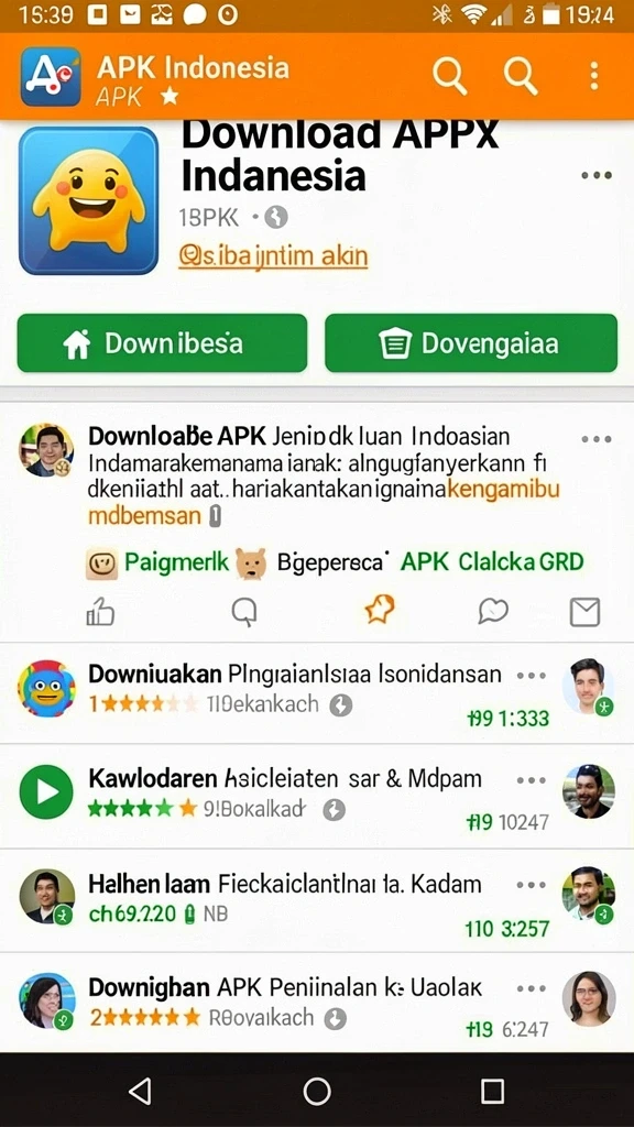 Screenshot menampilkan tampilan awal permainan yang penuh warna.