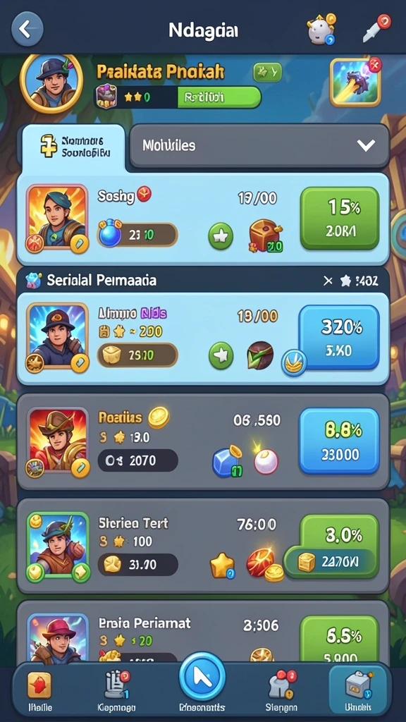 Screenshot menampilkan Dunia Permainan yang Indah.