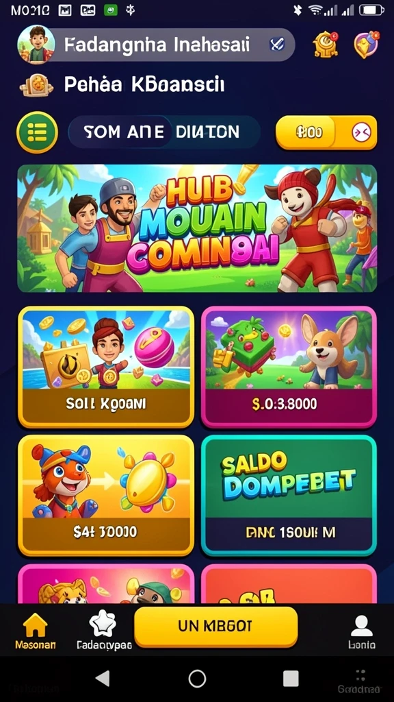 Game yang penuh warna dengan karakter unik.