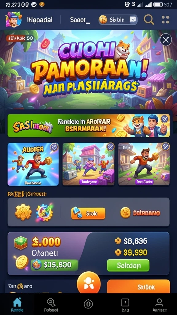 Tampilan antarmuka yang menarik dan mudah digunakan.