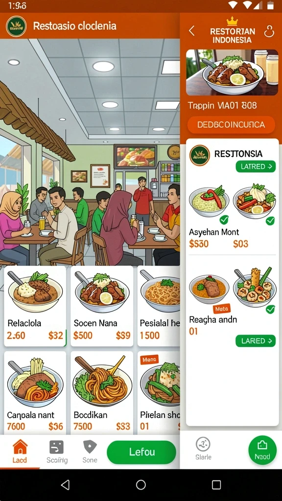 Tampilan karakter utama yang penuh warna dan menarik.