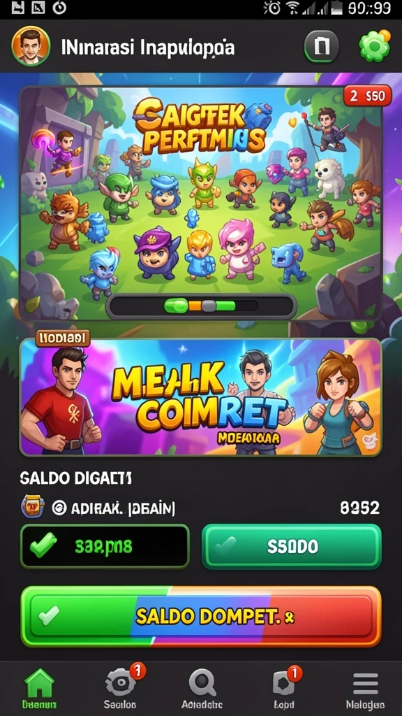 Level-level yang menantang untuk meningkatkan keterampilan berpikir.