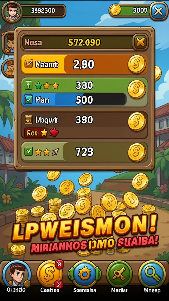 Tampilan grafik yang menawan dalam permainan slot.