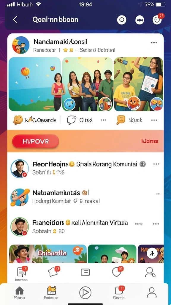 Reward menarik setelah menyelesaikan tantangan.