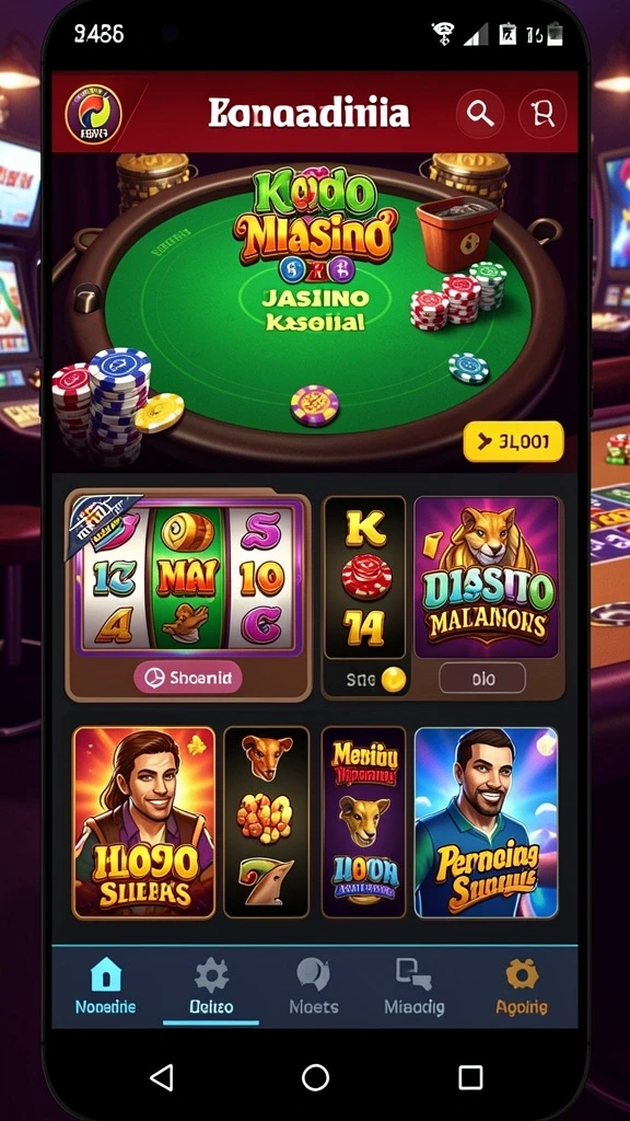 Tampilan antarmuka OPALTOGEL yang modern dan menarik.