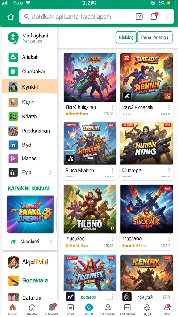 Fitur multiplayer yang memungkinkan bertanding dengan teman.