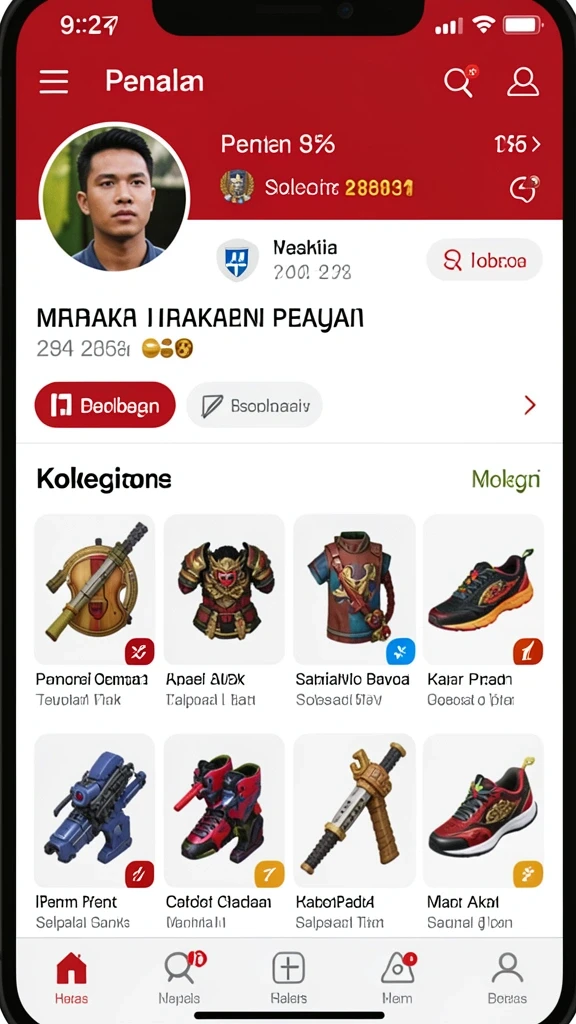 Screenshot menampilkan karakter utama dalam misi petualangan.