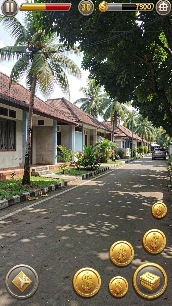 Karakter unik dengan kemampuan khusus di setiap level.
