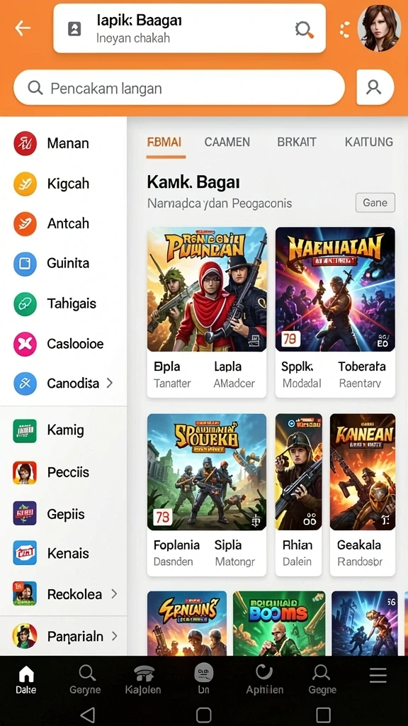 Screenshot menampilkan aksi seru saat bertempur melawan musuh.