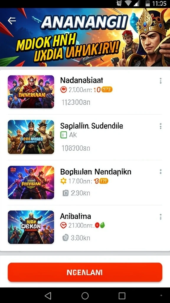 Tampilan antarmuka yang user-friendly.