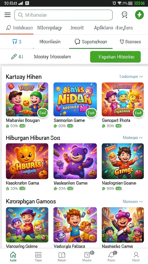 Beragam karakter dengan desain unik.