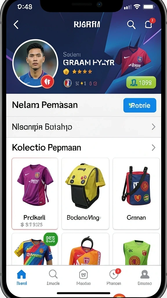 Tampilan awal aplikasi SURGAPLAY yang menarik.