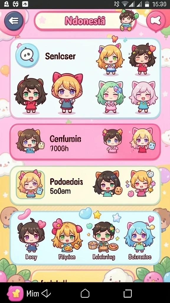 Tangkapan layar kedua menampilkan mode multiplayer dengan teman.