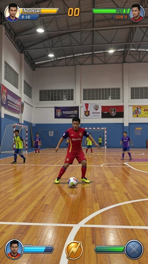 Tampilan awal yang menarik dan interaktif.